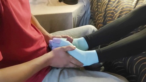 발 페티쉬, 발 애무, 양말 페티쉬