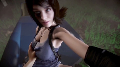 Avventura sessuale in auto di Jill in un mondo post-apocalittico | Parodia porno di Resident Evil