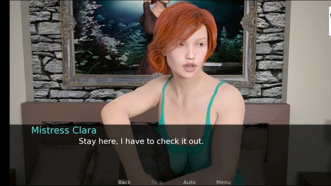 Hentai visual novel featuring an erotic tale for a first-time player with big natural tits
