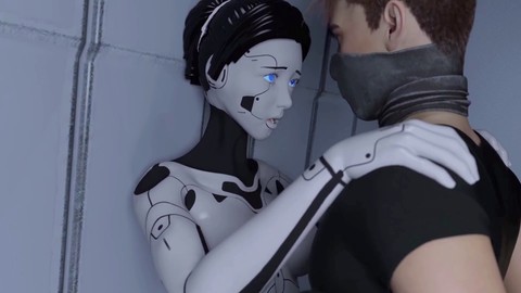 Compilación de una robot sexual AI tetona siendo follada en la cara, llena de semen y penetrada analmente de manera intensa con una enorme eyaculación.