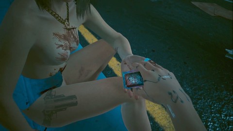 게이밍, 여x여, cyberpunk nude mod