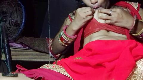 Indian red saree sex, マスターベーション, マ○コ