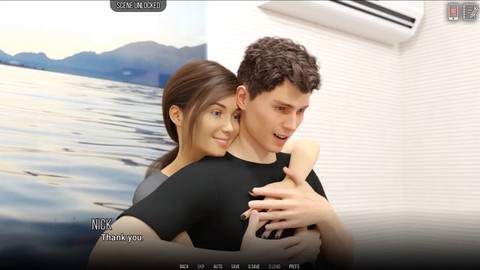 3D-animierter visueller Roman mit heißem Erwachseneninhalten mit Misskitty2k