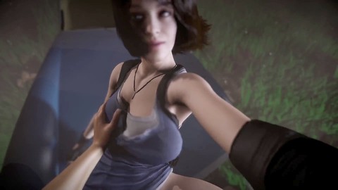 Parodia de porno hentai de anime - Jill Valentine de Resident Evil abre las piernas para un hardcore fucking