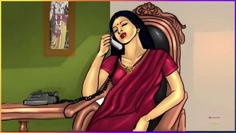 Savita Bhabhi Episode 8 - Das Vorstellungsgespräch - Indische 3D-Porno-Comics