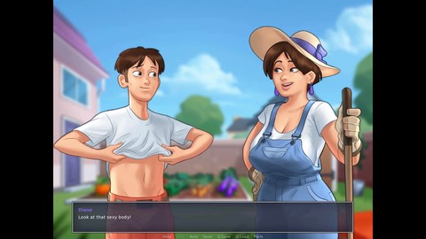 Una milf puma madura del jardín se vuelve traviesa en Summertime Saga - Episodio 23