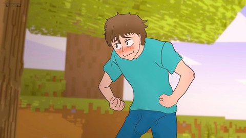 Alex' Streich mit den Höschen führt zu einem wilden Anime-Sexabenteuer in der Minecraft-Parodie!