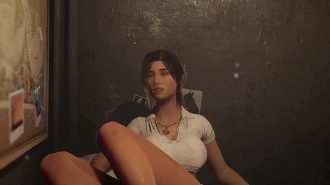 Lara Croft s'embarque dans une aventure hentai sauvage avec un immense sexe de monstre dans ce jeu porno animé